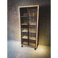 Masif Cam Kapaklı Dolap