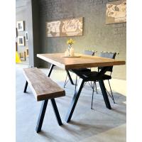 Evora Masif Ahşap Masa & Bank / 190x90