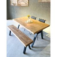 Evora Masif Ahşap Masa & Bank / 150x90