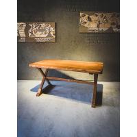 Masif Ahşap Ayaklı Masa