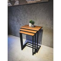 Masif Zigon Sehpa 3'lü