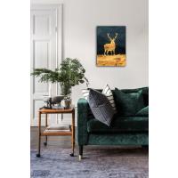 Yukon Geyiği Siyah Tablo