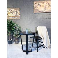 Masif Ahşap Yuvarlak Masa v2