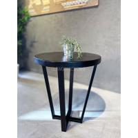 Masif Ahşap Yuvarlak Masa v2