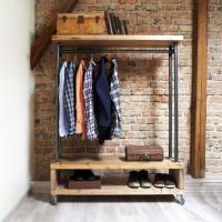 Masif Boru Ayaklı Giyim Ünitesi