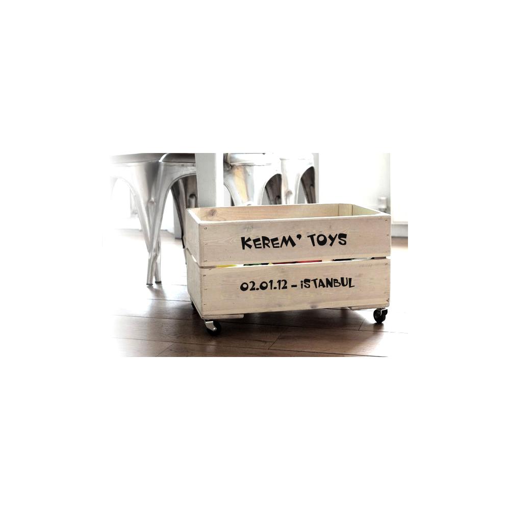 Toy box named white