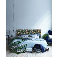 Modern wooden bed title