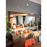 Rustic Rack Mirror