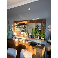 Rustic Rack Mirror