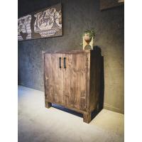 Rustic bottle cabinet