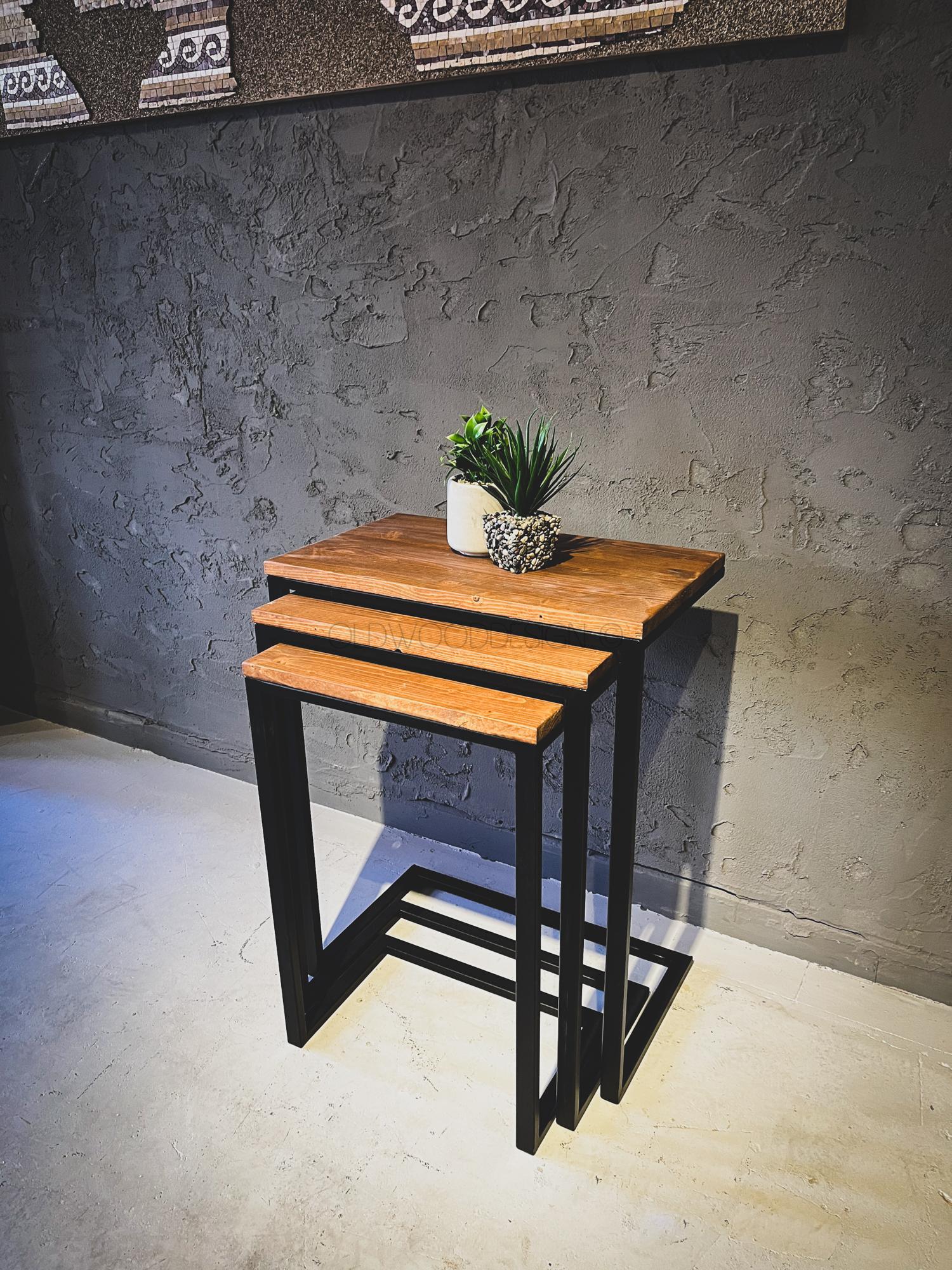 Rustik Masif Zigon Sehpa 5,499.90 TL