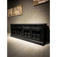 Schwarzes massives Buffet