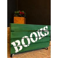 Wheeled Library Case Green