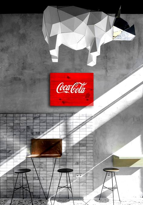 Retro Coca Cola Tablo