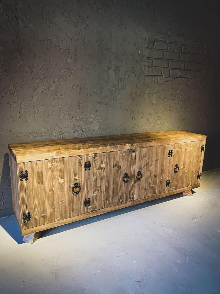 Natural tree console