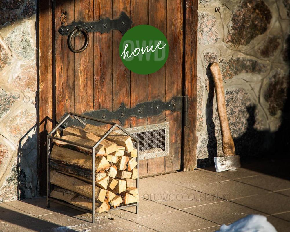 Mini house woodshed
