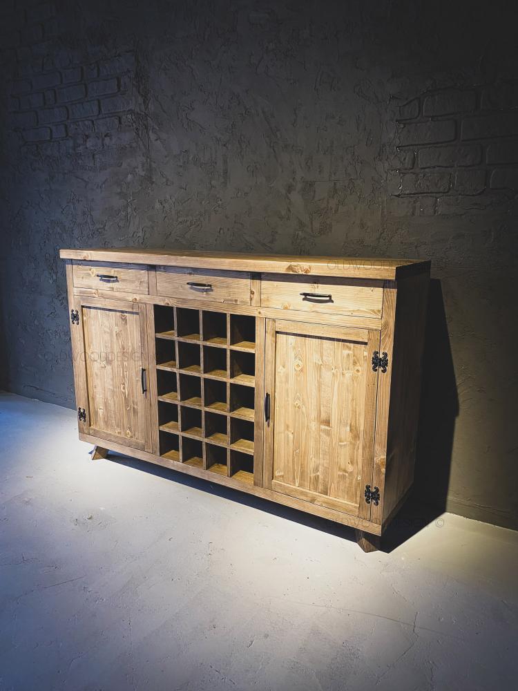 Rustic Compartment Console