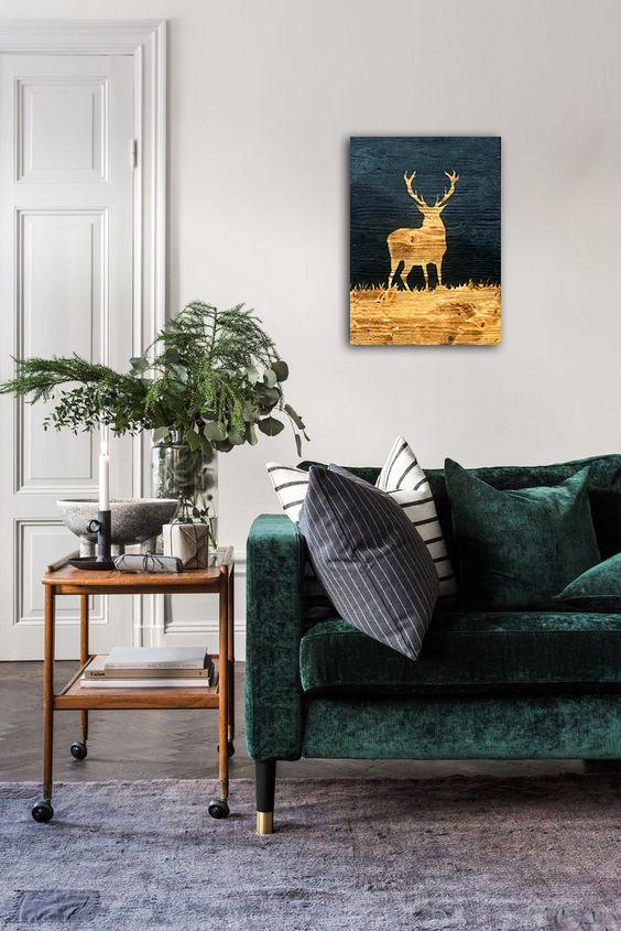 Yukon deer Table Black