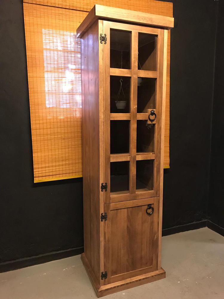 Rustik Masif Vitrin v3